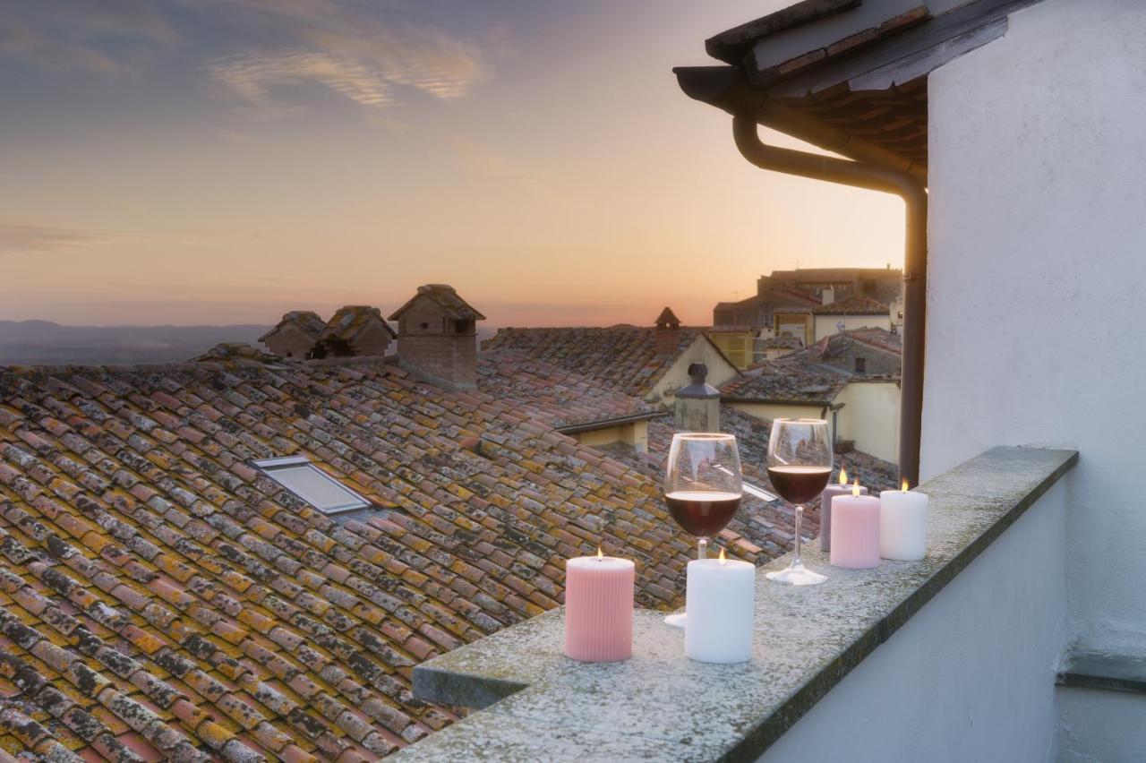 Terrazza Silena, Centro Storico Con Vista Cortona! Apartamento Exterior foto