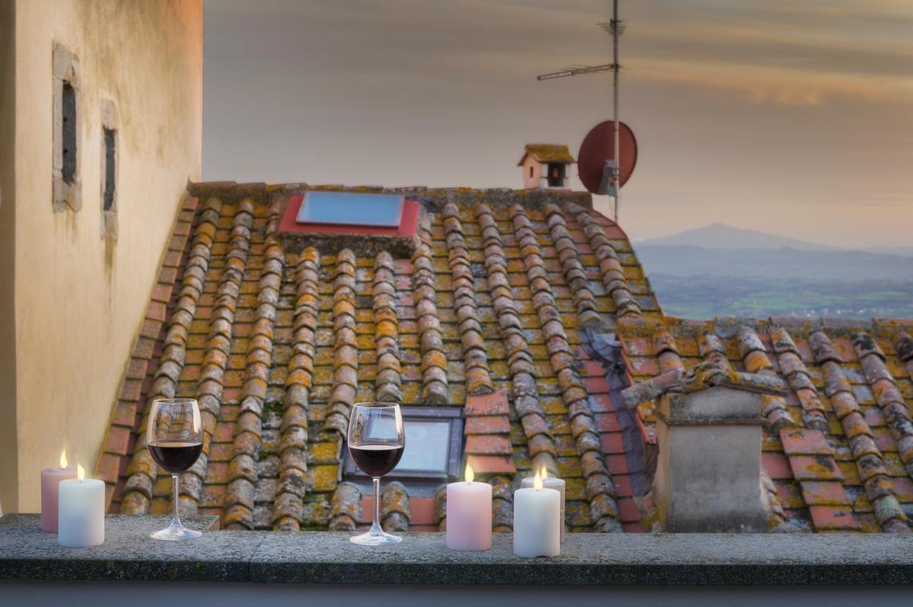 Terrazza Silena, Centro Storico Con Vista Cortona! Apartamento Exterior foto