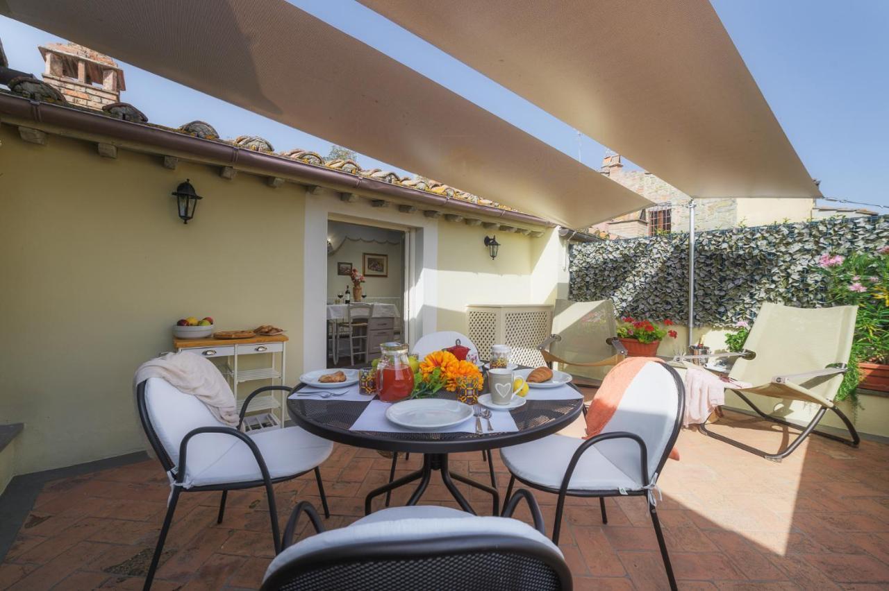 Terrazza Silena, Centro Storico Con Vista Cortona! Apartamento Exterior foto