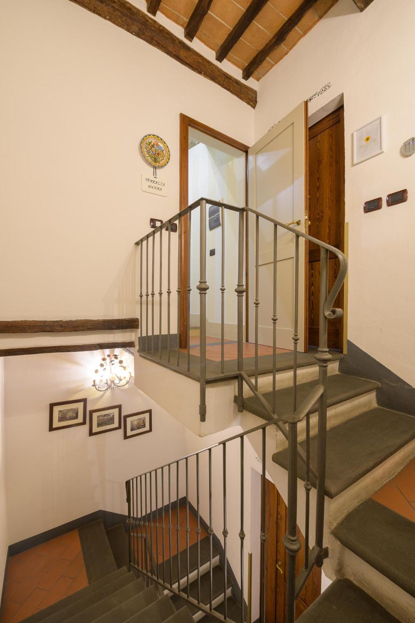 Terrazza Silena, Centro Storico Con Vista Cortona! Apartamento Exterior foto